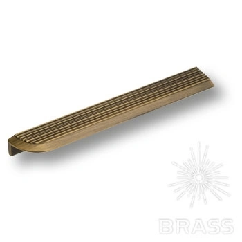 Brass Ручка скоба 9066L 0224 ABM состаренная латунь 224 мм фото 1
