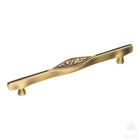 Brass Ручка скоба 25104-013-160 состаренная латунь 160 мм фото 1