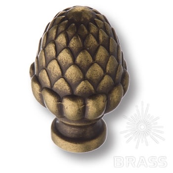 Brass Ручка кнопка 15.356.00.12 античная бронза фото 1