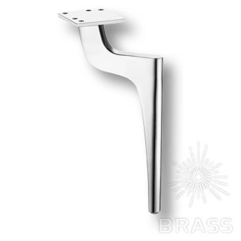 Brass Опора мебельная 1460 0250 Chrome ZARIF глянцевый хром 250 мм фото 1