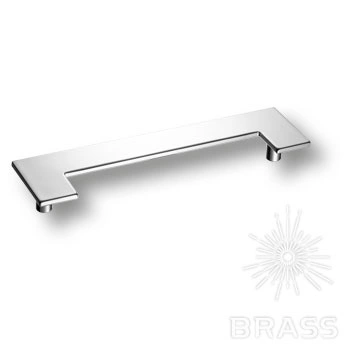 Brass Ручка скоба 7232.0128.026 глянцевый хром 128 мм фото 1