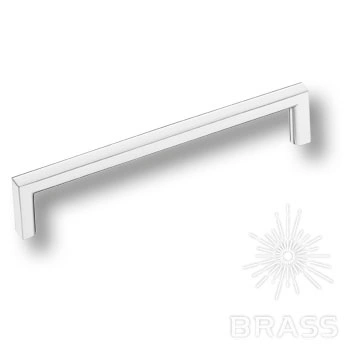 Brass Ручка скоба 6765-400 глянцевый хром 128 мм фото 1