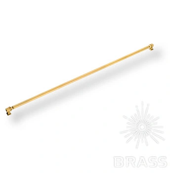 Brass Ручка скоба BU 015.960.19SQ глянцевое золото 24K 960 мм фото 1