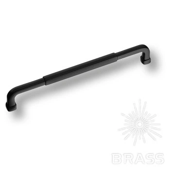 Brass Ручка скоба 552-192-Matt Black матовый черный 192 мм фото 1