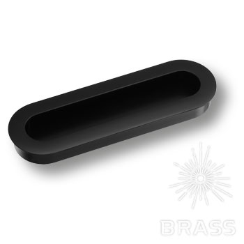 Brass Ручка врезная 7471 0128 AL6 черный 128 мм фото 1