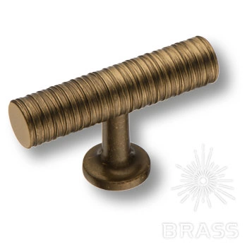 Brass Ручка кнопка 9208 0008 ABM-ABM состаренная латунь фото 1