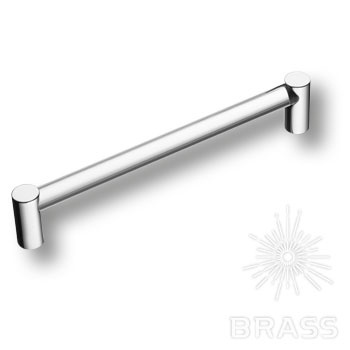 Brass Ручка рейлинг эксклюзивная коллекция BU 016.160.07 глянцевый хром 160 мм фото 1