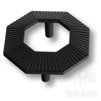 Brass Ручка скоба 1213 064MP24 чёрный 64 мм фото 1