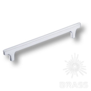 Brass Ручка скоба 1103 160MP19 сатинированный хром 160 мм фото 1