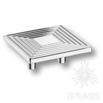 Brass Ручка кнопка 4203 032MP02 глянцевый хром 32 мм фото 1