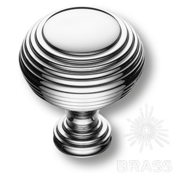 Brass Ручка кнопка 1937 0032 CR глянцевый хром фото 1