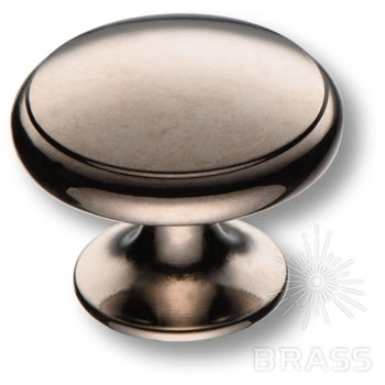 Brass Ручка кнопка RANA-51 глянцевый никель фото 1