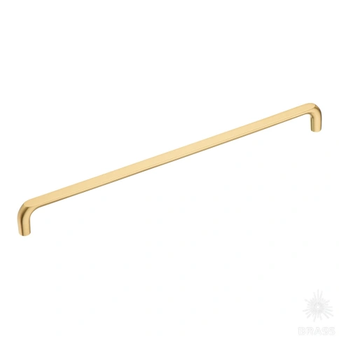 alt=" Ручка скоба 395-320-Matt Gold сатинированное золото 320 мм Brass в Иваново и области"