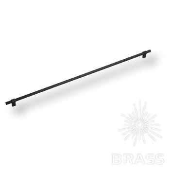Brass Ручка рейлинг 8774 0640 AL6-AL6 чёрный 640 мм фото 1