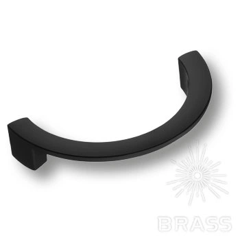 Brass Ручка скоба 6250.096 Matt Black чёрный матовый 96 мм фото 1