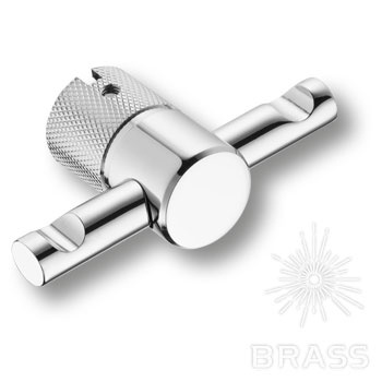Brass Крючок мебельный 1011 012 CR глянцевый хром фото 1
