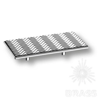 Brass Ручка скоба 1204 160MP02 глянцевый хром 160 мм фото 2