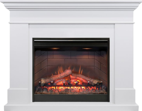 Каминокомплект California - Белый (Высота 1005мм) с очагом Symphony 26'' DF2608-INT фото 1