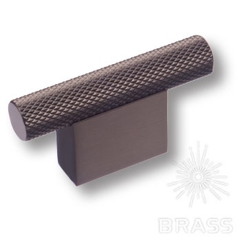 Brass Ручка кнопка 8769 0016 BBN-BBN чёрный матовый никель 16 мм фото 1