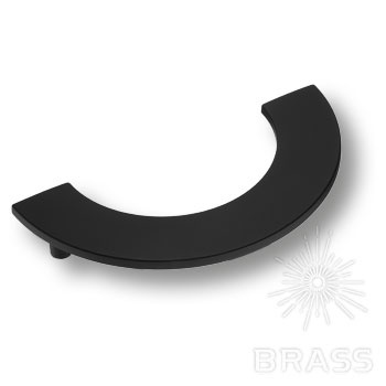 Brass Ручка скоба 1196 128MP24 чёрный 128 мм фото 1