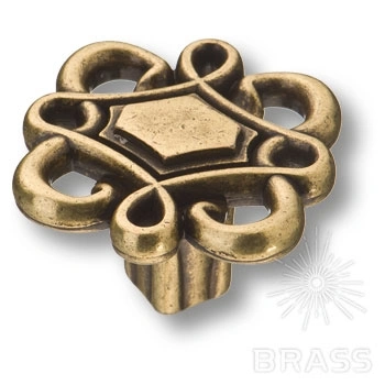 Brass Ручка кнопка 15.377.36.12 античная бронза фото 1
