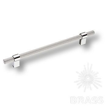 Brass Ручка рейлинг 8774 0192 CR-CR глянцевый хром 192 мм фото 1