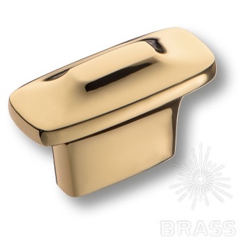 Brass Ручка кнопка 4111 016MP11 глянцевое золото 16 мм фото 1