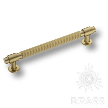 Brass Ручка рейлинг 9380 0160 GB-GB матовая латунь 160 мм фото 1