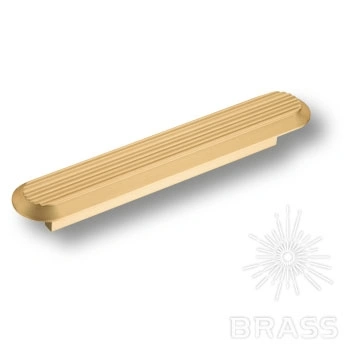 Brass Ручка скоба 9020 0128 BB матовое золото 128 мм фото 1