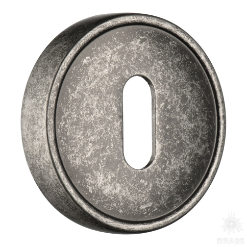 Brass Накладка с овальным отверстием для ключа RO14N OSM ROSET старое серебро фото 1