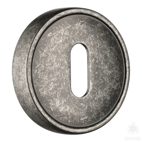 Brass Накладка с овальным отверстием для ключа RO14N OSM ROSET старое серебро фото 1