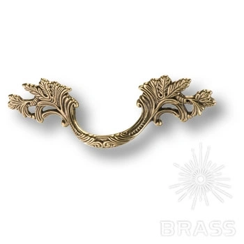 Brass Ручка скоба 15.136.01.12.FIL античная бронза 96 мм фото 1