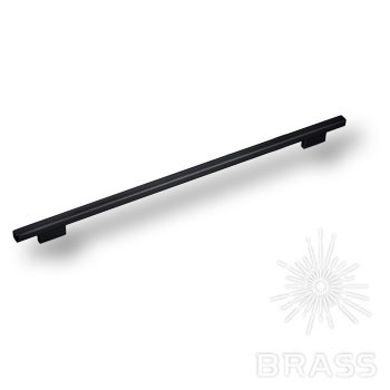 Brass Ручка скоба 7345 0480 AL6-AL6 черный 480 мм фото 1