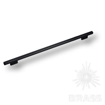 Brass Ручка скоба 7345 0480 AL6-AL6 черный 480 мм фото 1