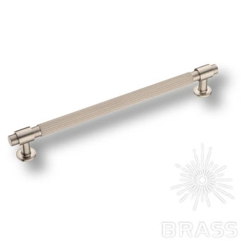 Brass Ручка рейлинг 9380 0224 NB-NB матовый никель 224 мм фото 1