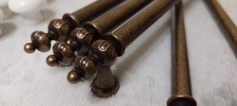 Brass Ручка скоба 1670-40-320-052 старая бронза гладкая 320 мм фото 3