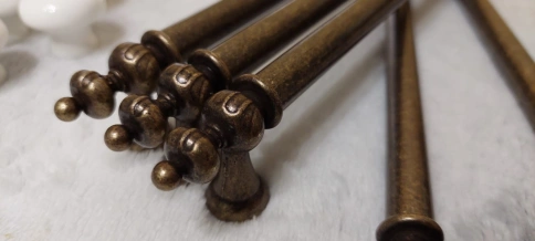 Brass Ручка скоба 1670-40-320-052 старая бронза гладкая 320 мм фото 3