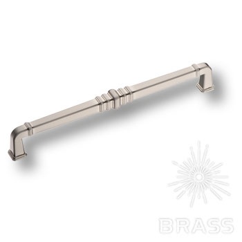 Brass Ручка скоба KT 012.224.29 никель 224 мм фото 1