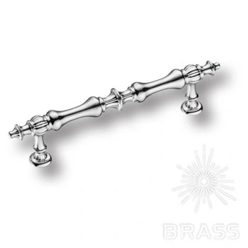 Brass Ручка скоба SEHZADE-10-96 глянцевый хром 96 мм фото 1