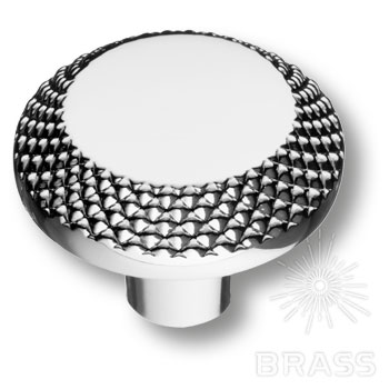 Brass Ручка кнопка 4102 001MP02 глянцевый хром фото 1
