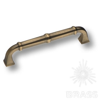Brass Ручка скоба 4224 0128 ABM состаренная латунь 128 мм фото 1