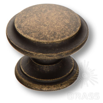 Brass Ручка кнопка 8462-831 старая бронза фото 1