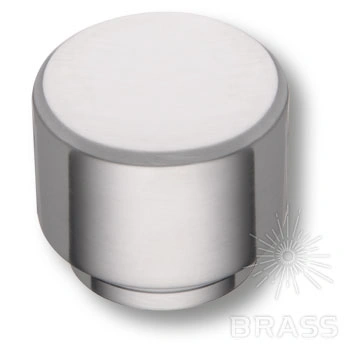 Brass Ручка кнопка 4237 002MP19 сатинированный хром фото 1