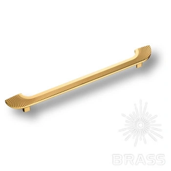 Brass Ручка скоба 1200 224MP11 глянцевое золото 224 мм фото 1