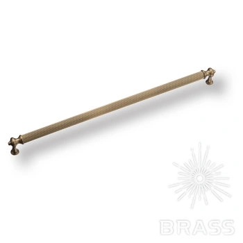 Brass Ручка скоба 2512-013-320 латунь состаренная латунь 320 мм фото 1