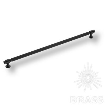 Brass Ручка рейлинг 9380 0416 AL6-AL6 черный 416 мм фото 1