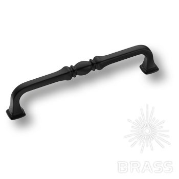 Brass Ручка скоба KALE-85-128 черный 128 мм фото 1
