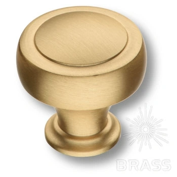 Brass Ручка кнопка 1915 0032 BB матовое золото фото 1