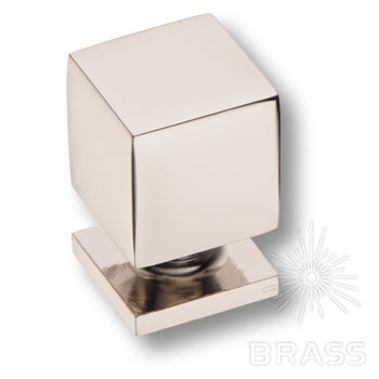Brass Ручка кнопка 1954 0014 PN глянцевый никель фото 1