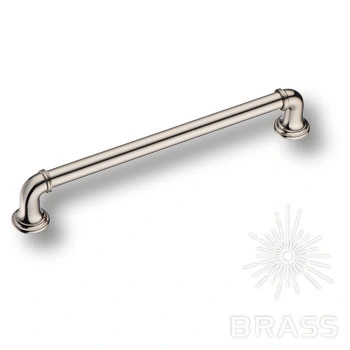 Brass Ручка скоба 4680 0192 PN-PN глянцевый никель 192 мм фото 1